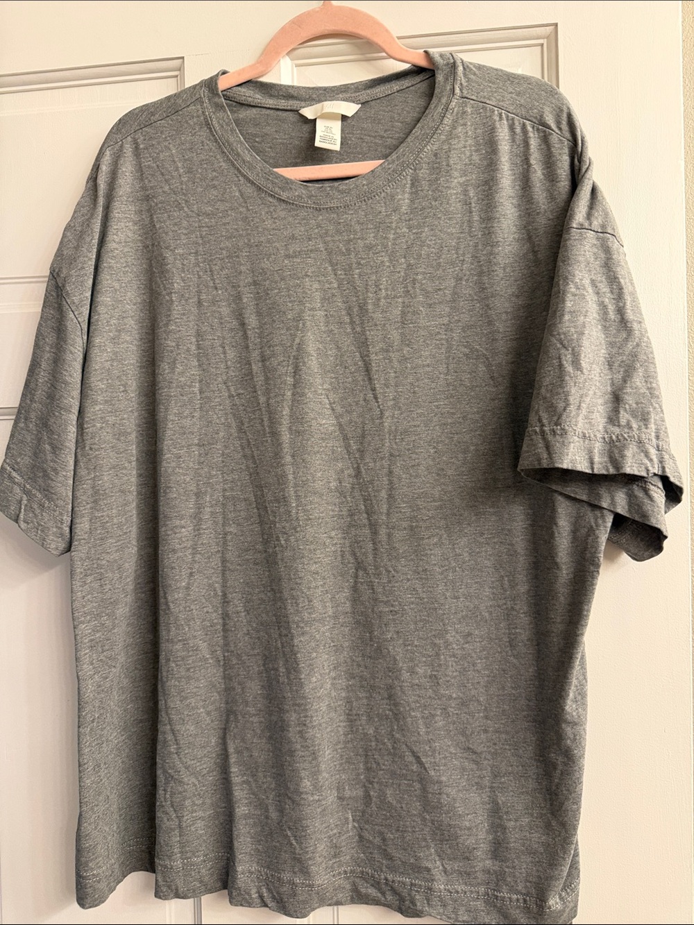 H&M Gray Crewneck Short Sleeve Tee